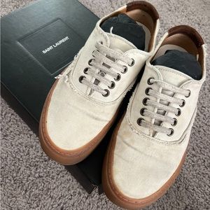 Womens Saint Laurent Tennis Shoes